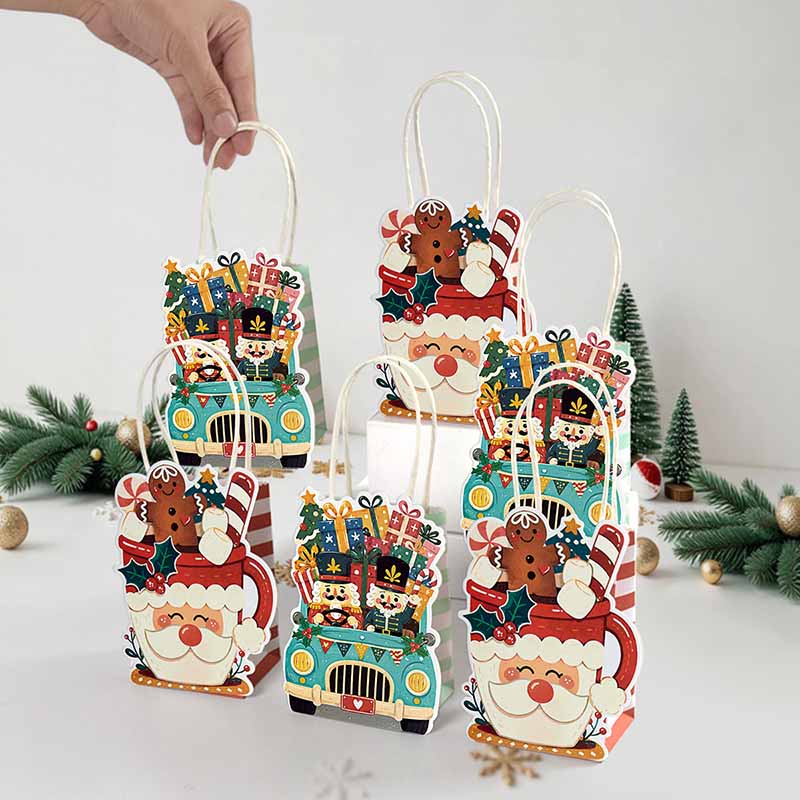 Event Party Shop - 10/20 Adet Mini Noel Çizgi Film