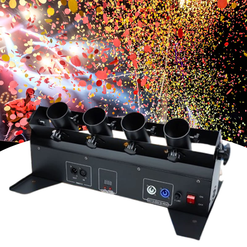 Confetti Cannon Tube - Butoy 150W Elektronik Konfeti Silahı Kağıt