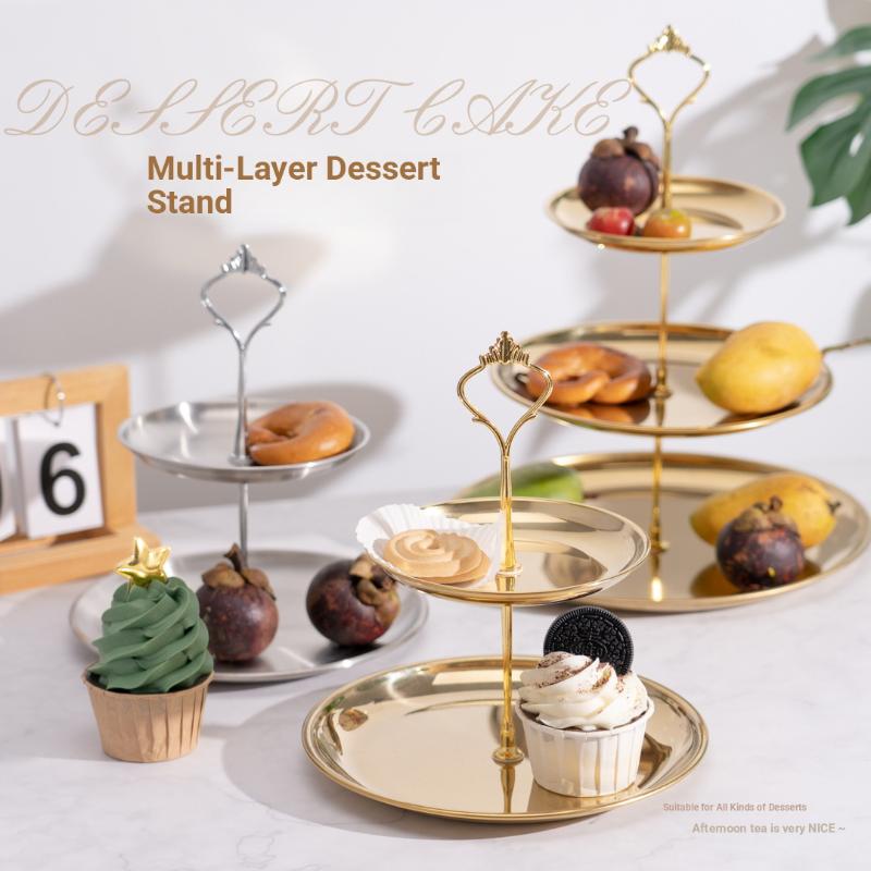 Altın Gümüş 2/3 Katlı Pasta St - Cupcake Stand Tier incelemesi ve fiyatı