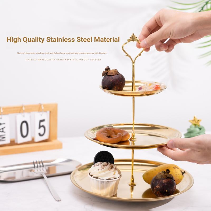 Altın Gümüş 2/3 Katlı Pasta St - Cupcake Stand Tier incelemesi ve fiyatı